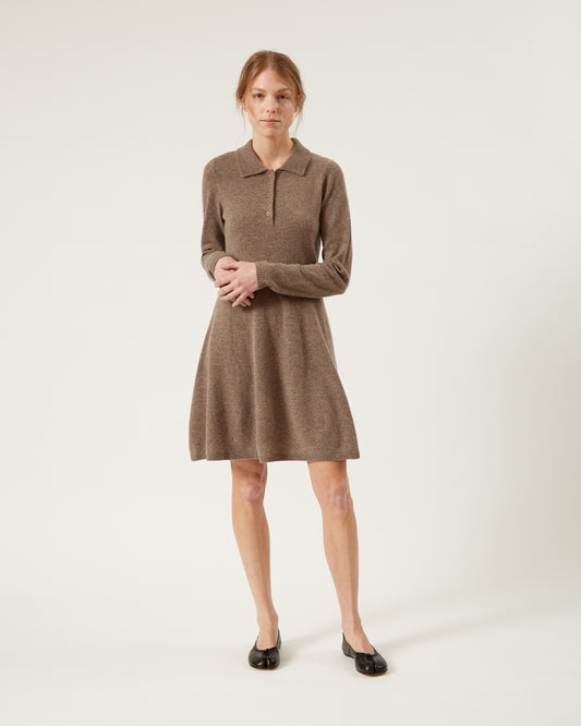 CORINNE wool and cashmere dress