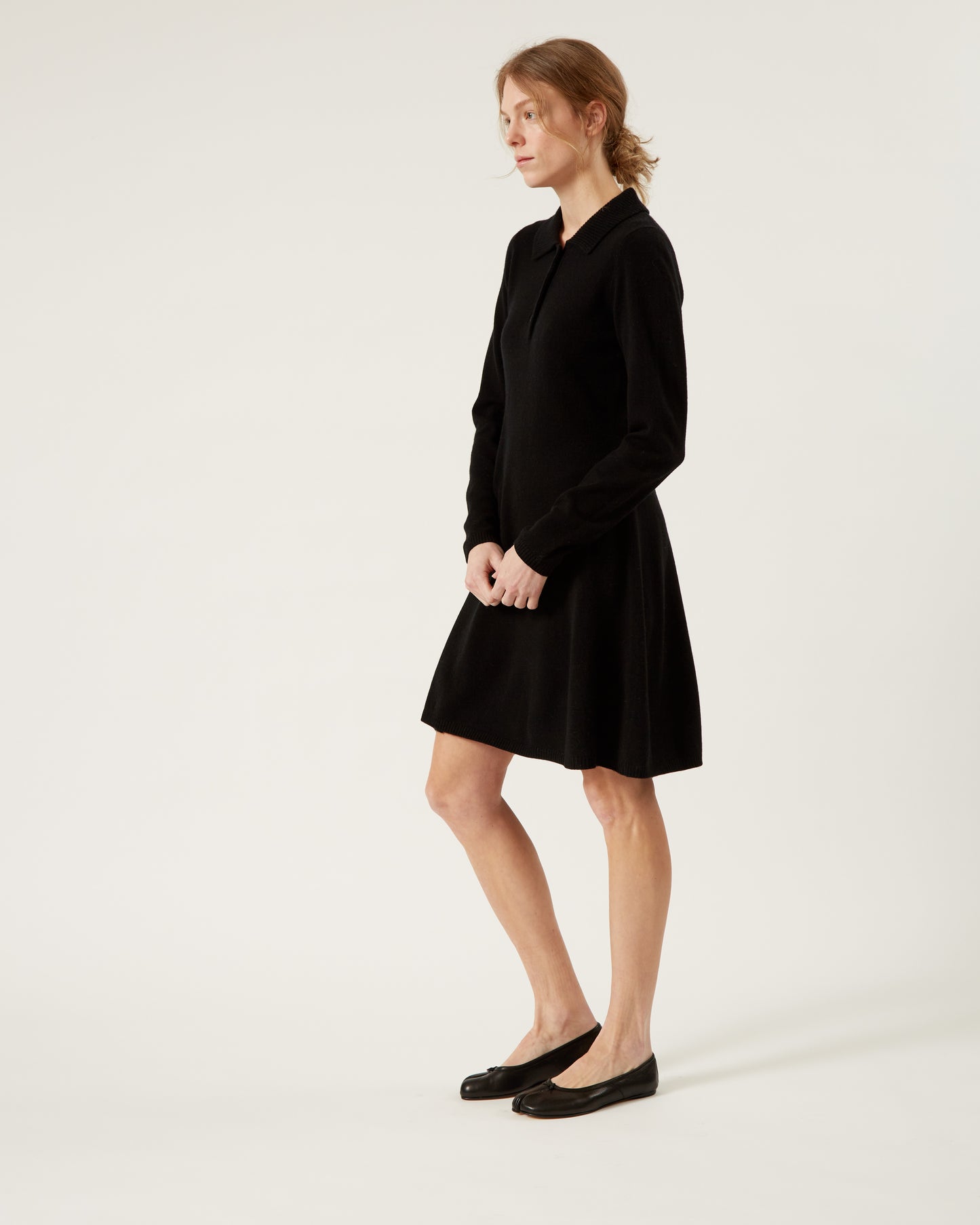 CORINNE wool and cashmere dress