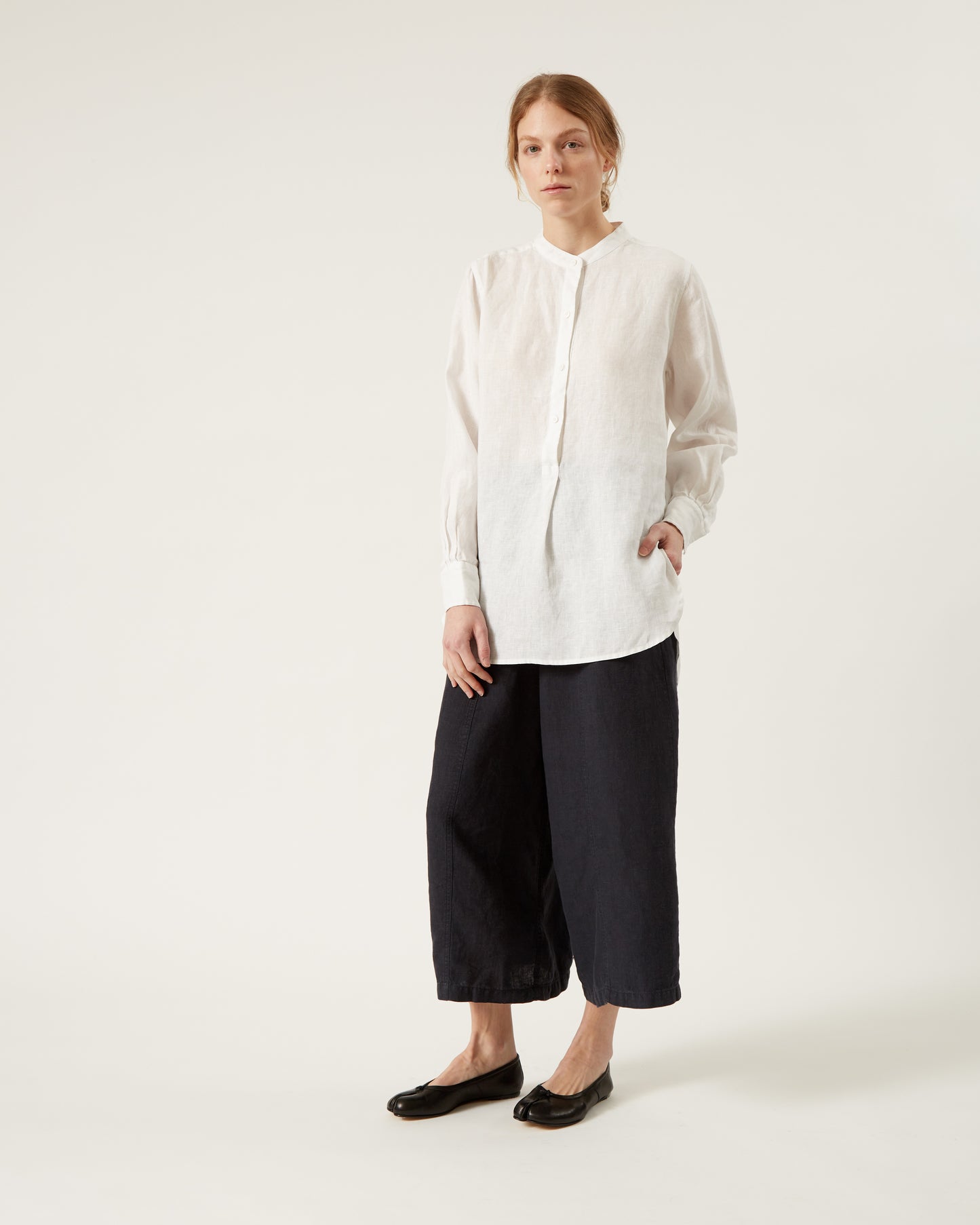 DOMI pants in heavyweight linen