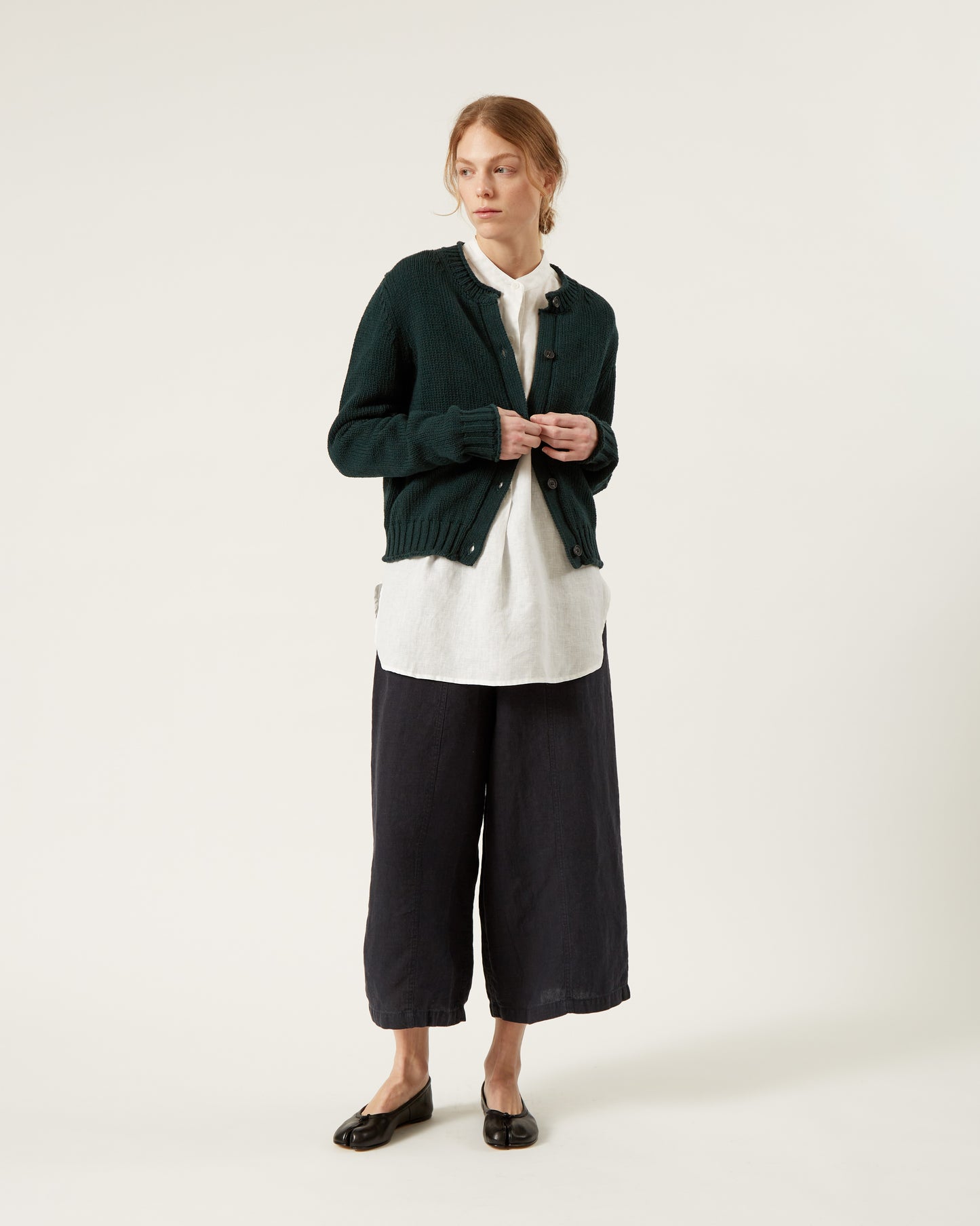 DOMI pants in heavyweight linen