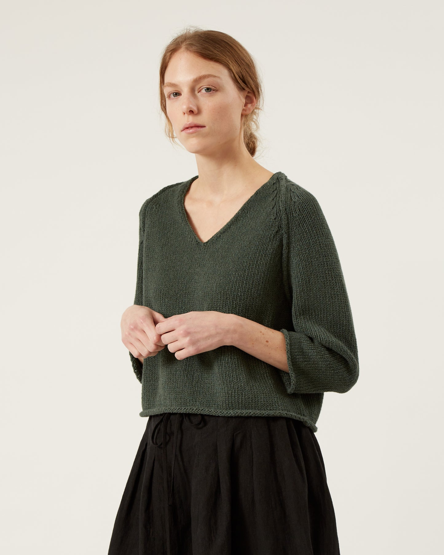 ESTELLE cotton and cashmere sweater