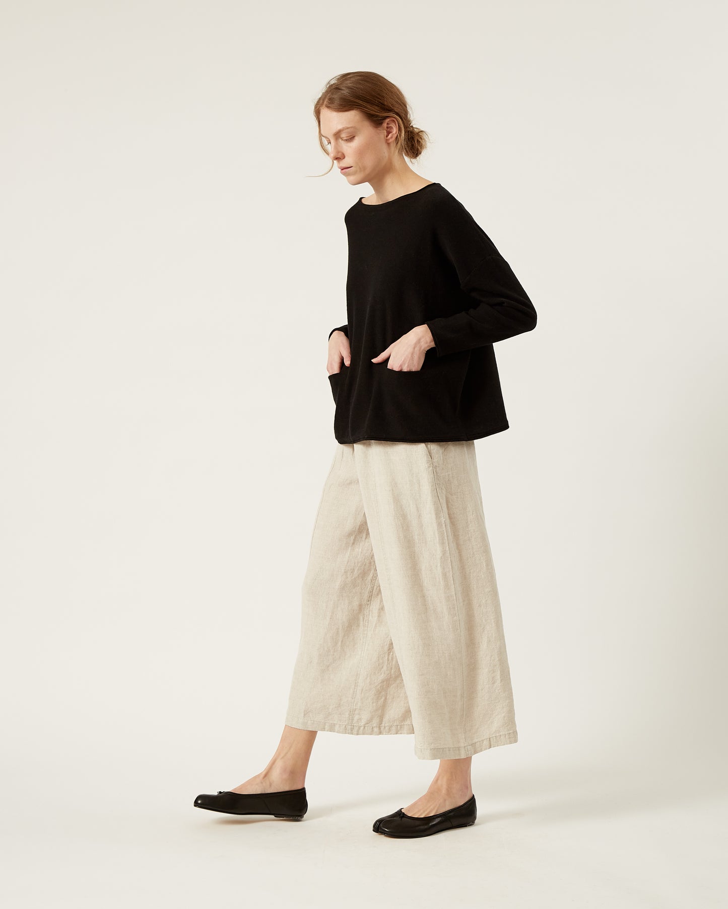 LUCILE cotton and cashmere sweater