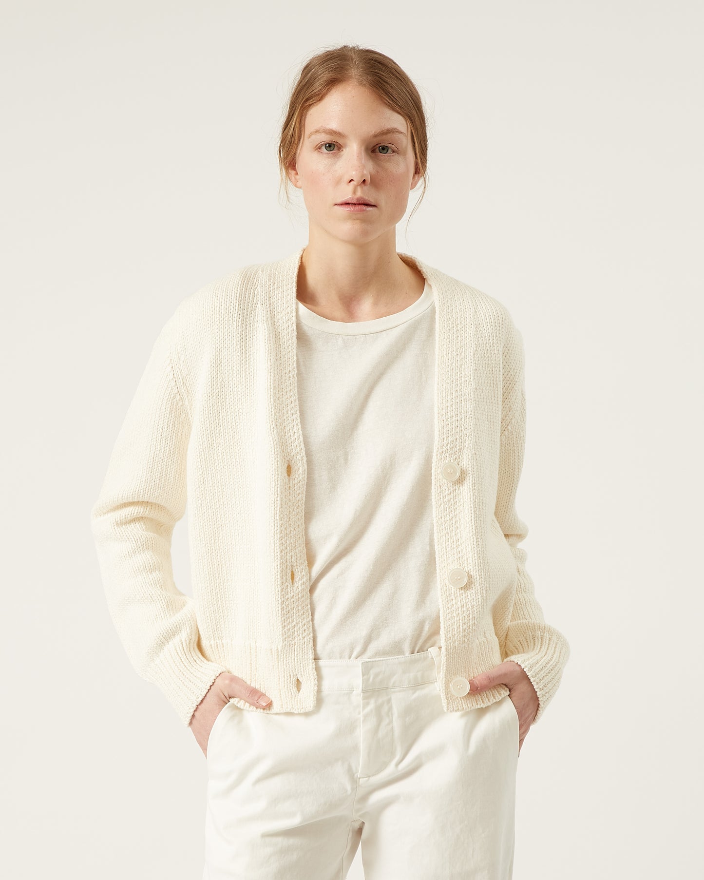 BERTHE cotton and cashmere cardigan