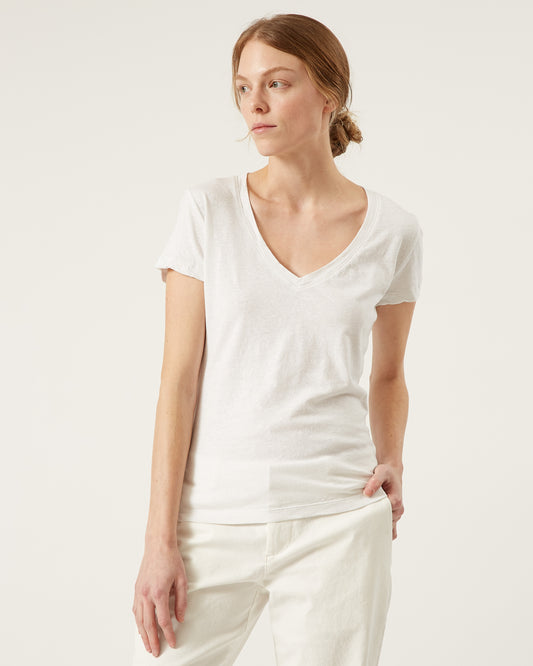 FIONA linen and cotton t-shirt