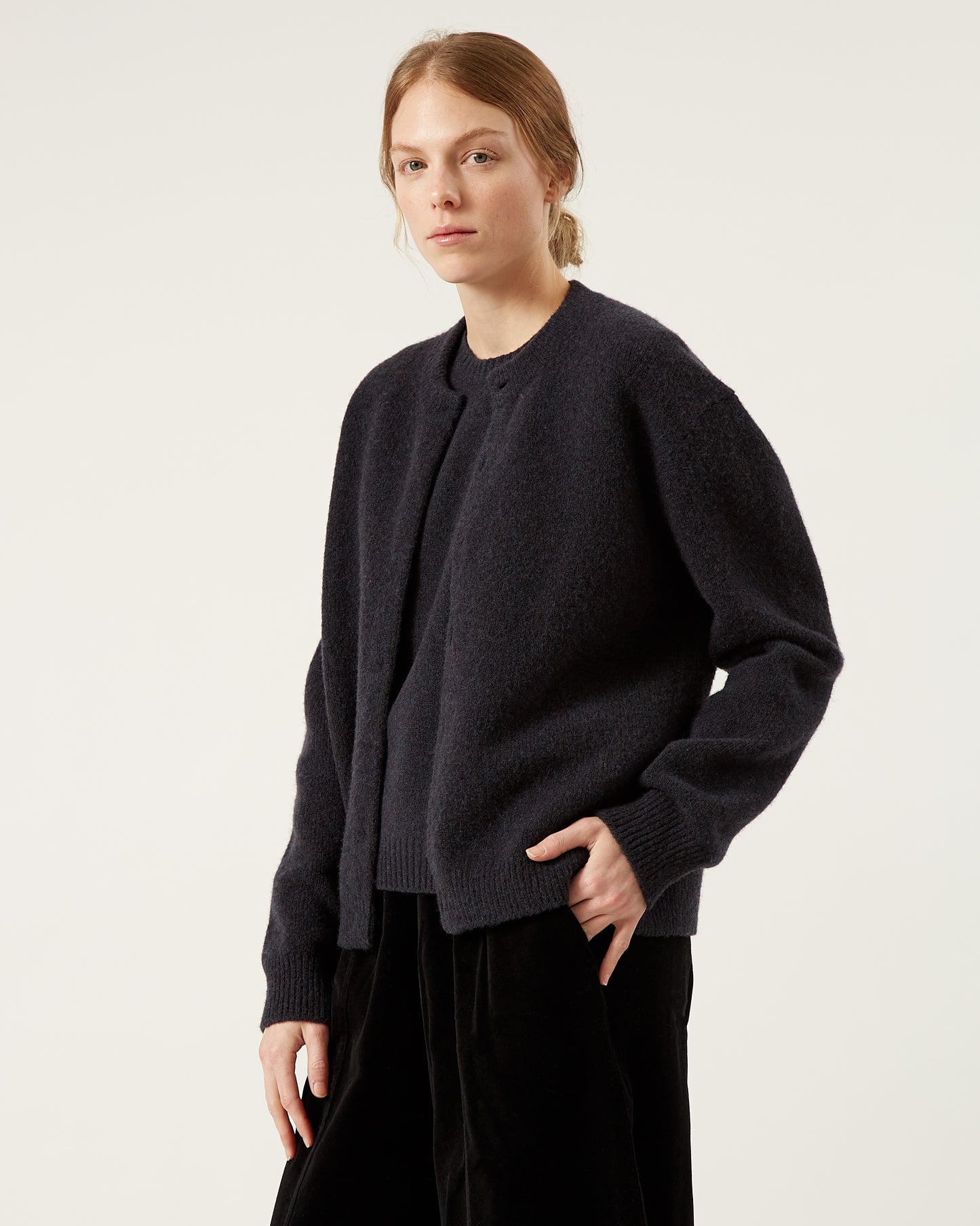 ADELE wool and yak cardigan