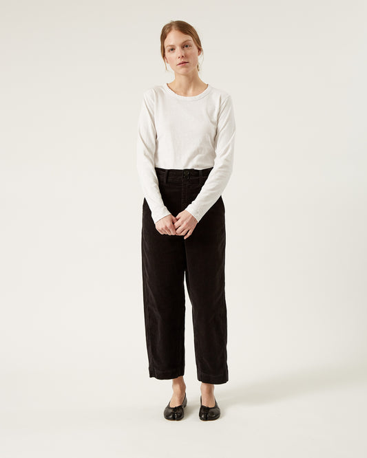 JESPER linen and cotton long-sleeved t-shirt