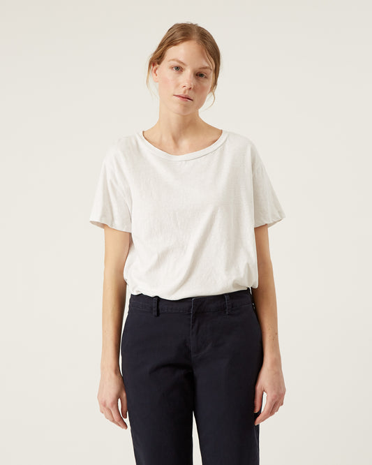 ISSA cotton and linen t-shirt