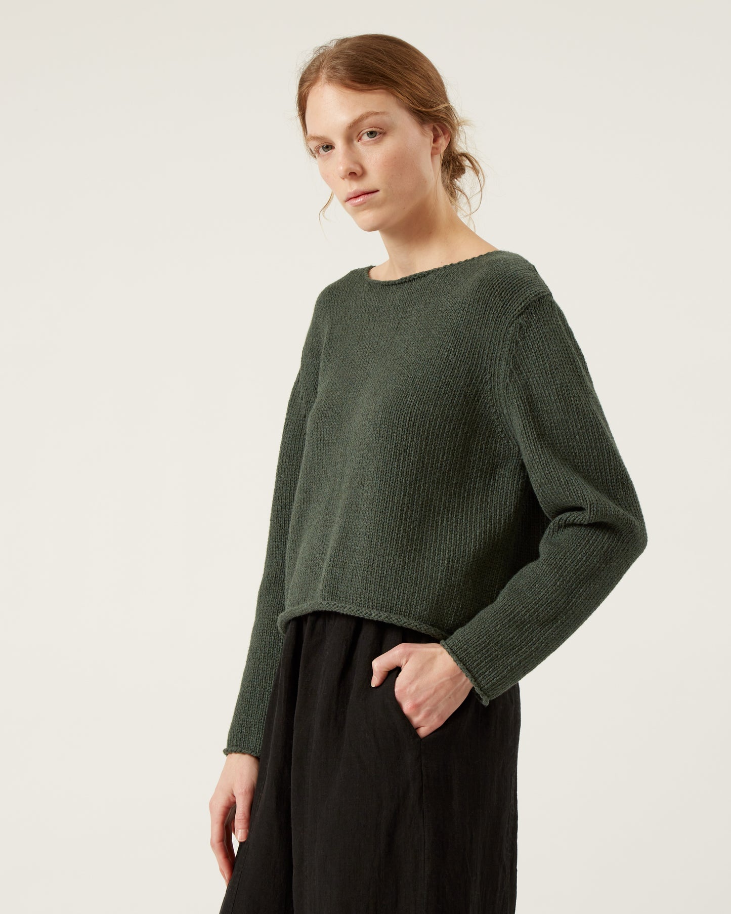 AGATHE cotton and cashmere sweater