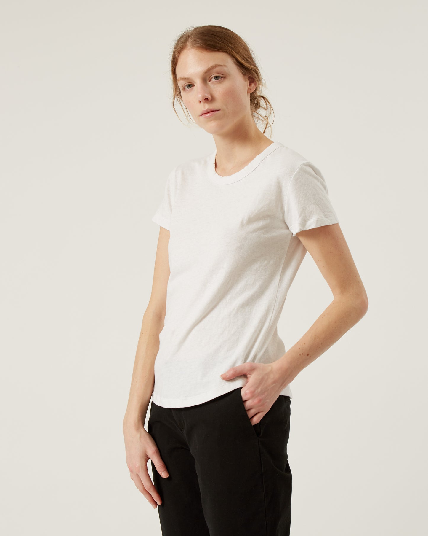 KALIA linen and cotton t-shirt