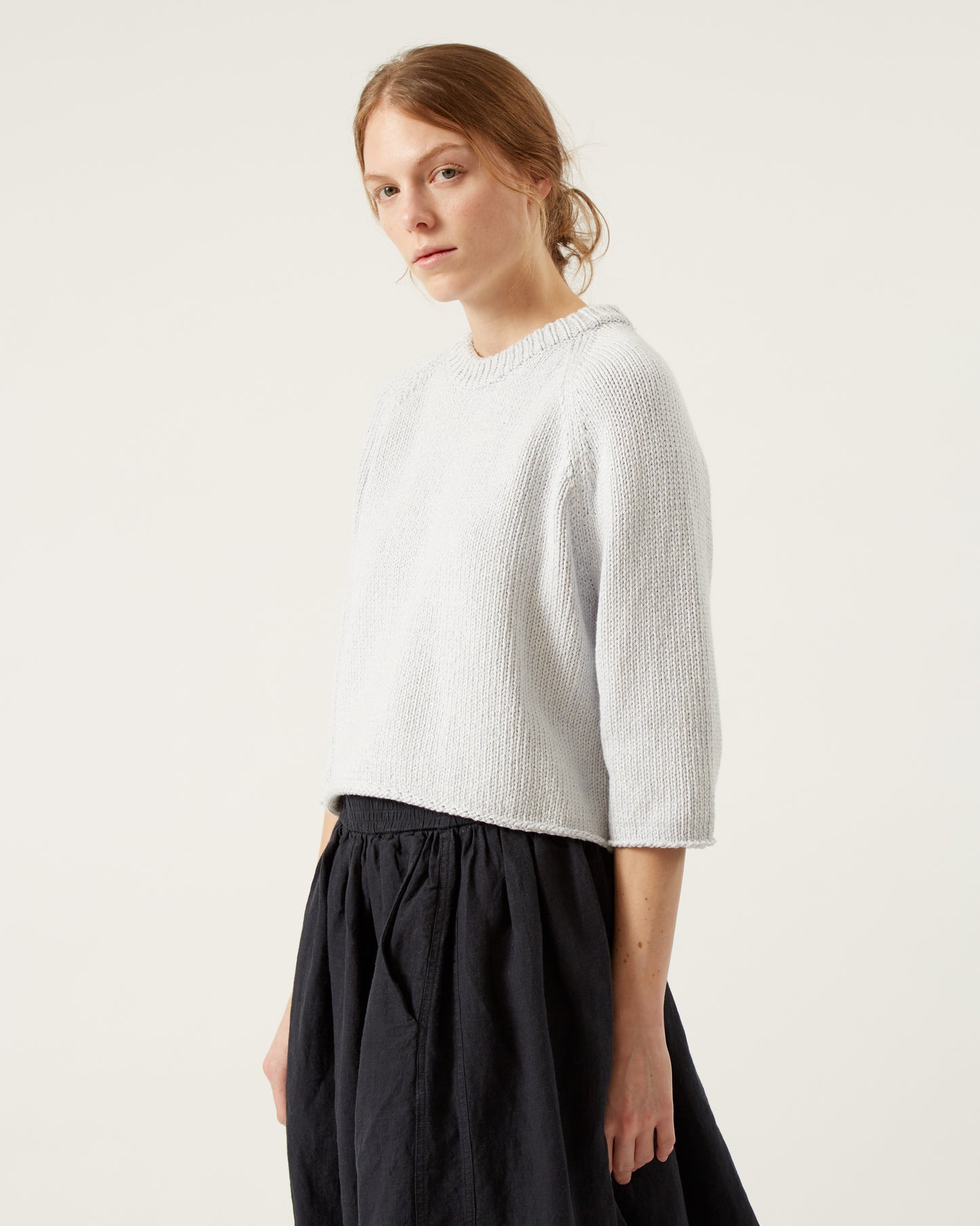 JEANNE cotton and cashmere sweater