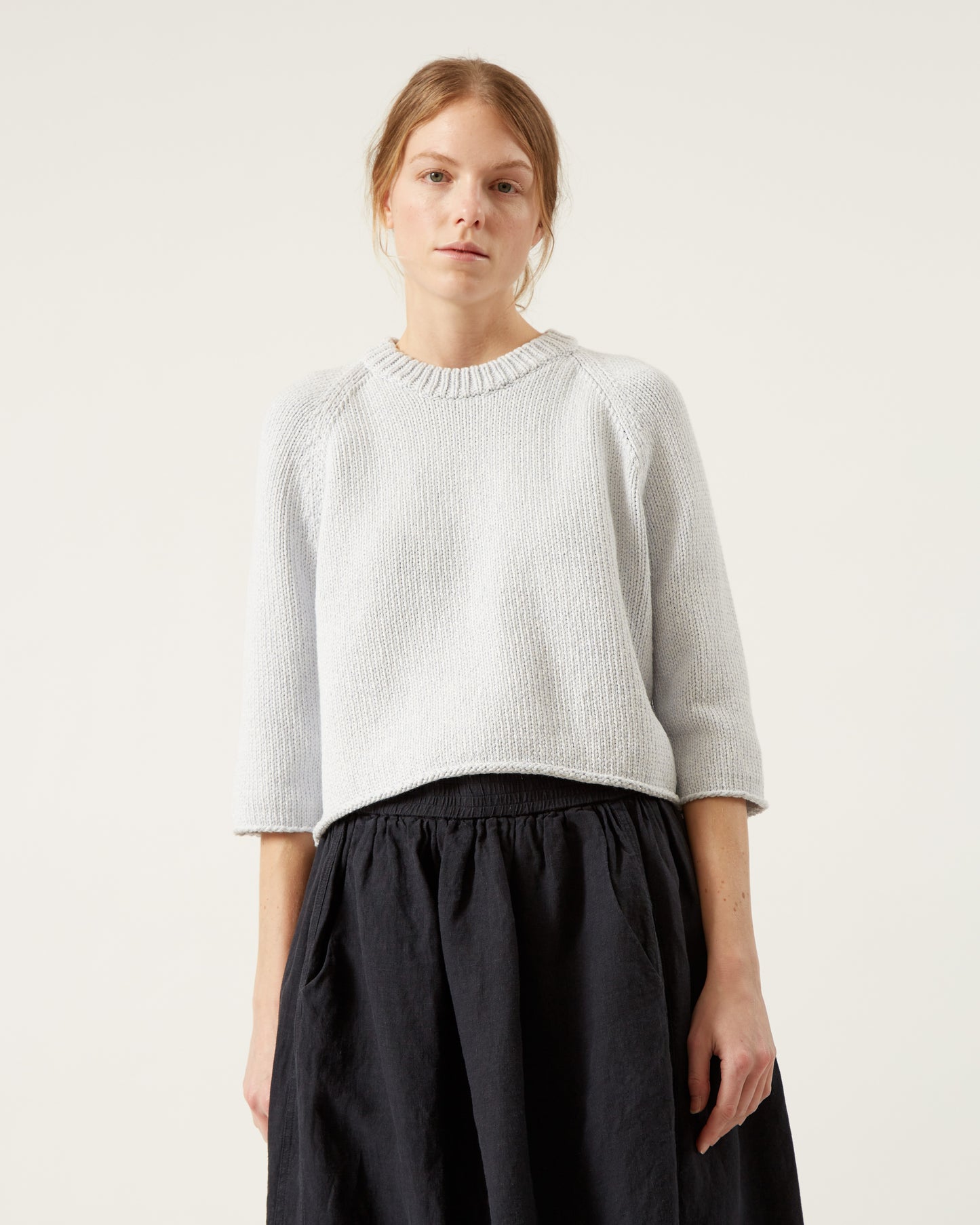 JEANNE cotton and cashmere sweater