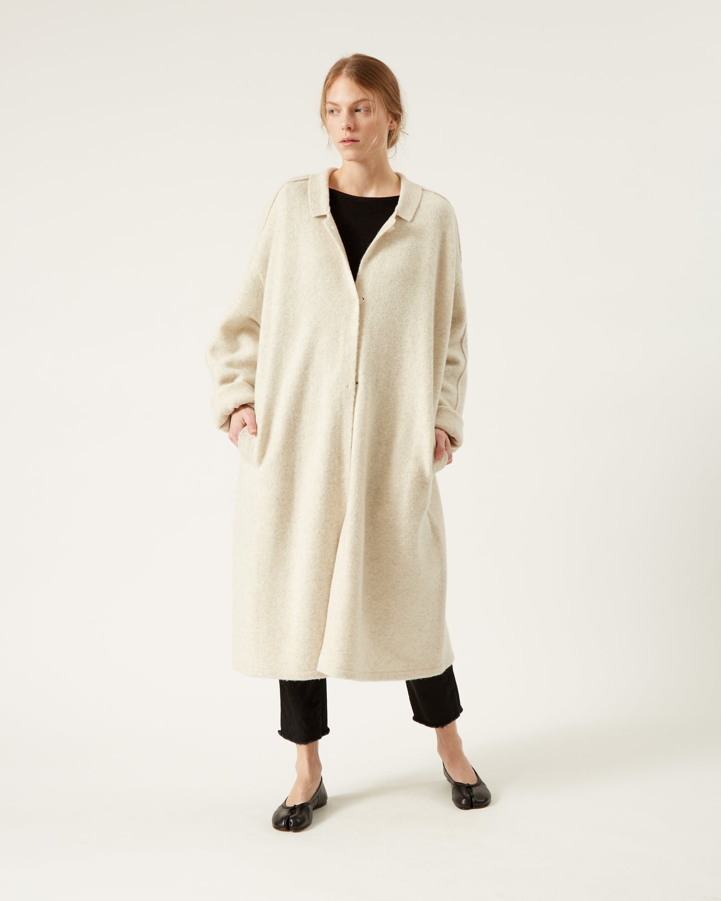 WILLOW wool and yak coat