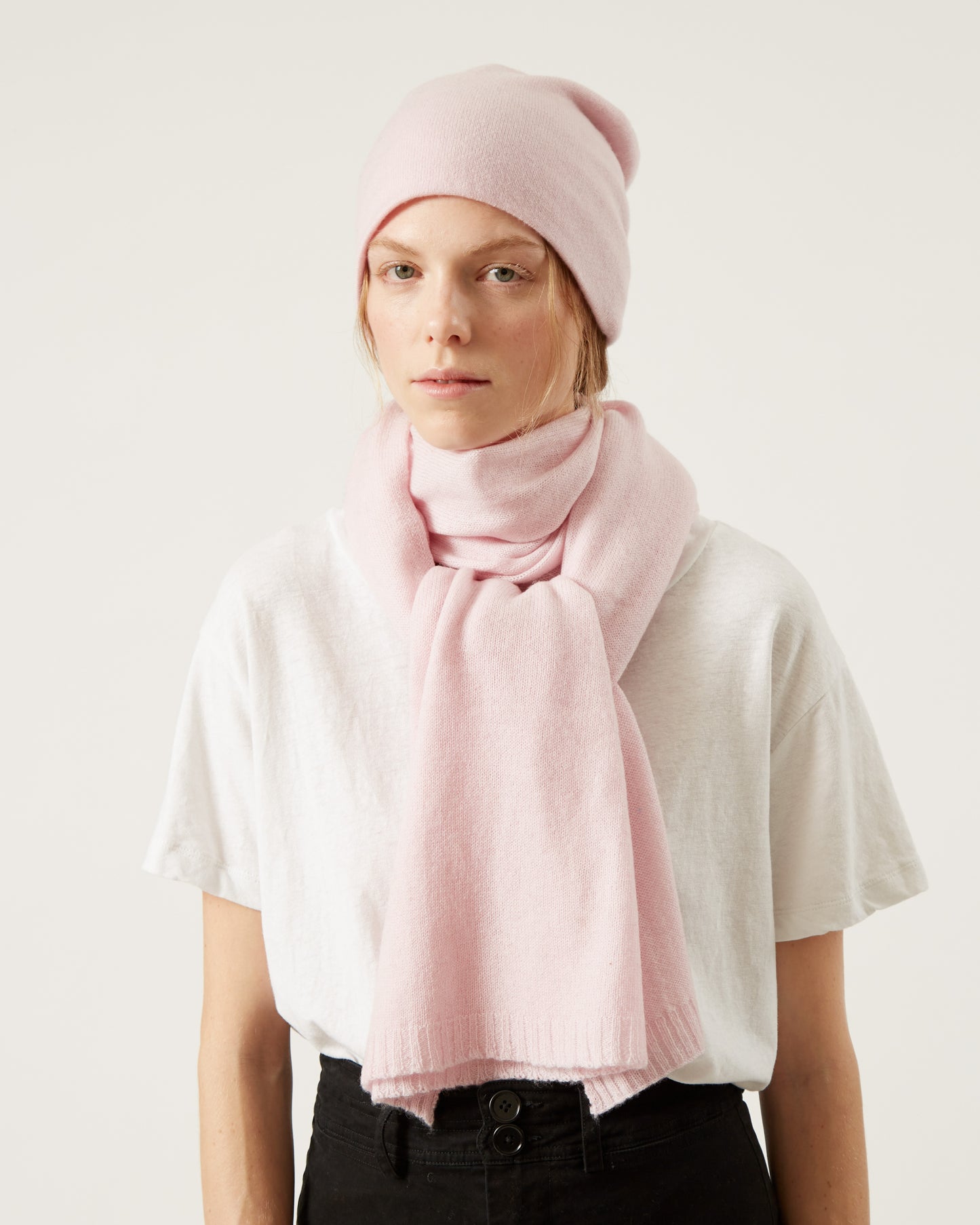 CAL wool and cashmere scarf