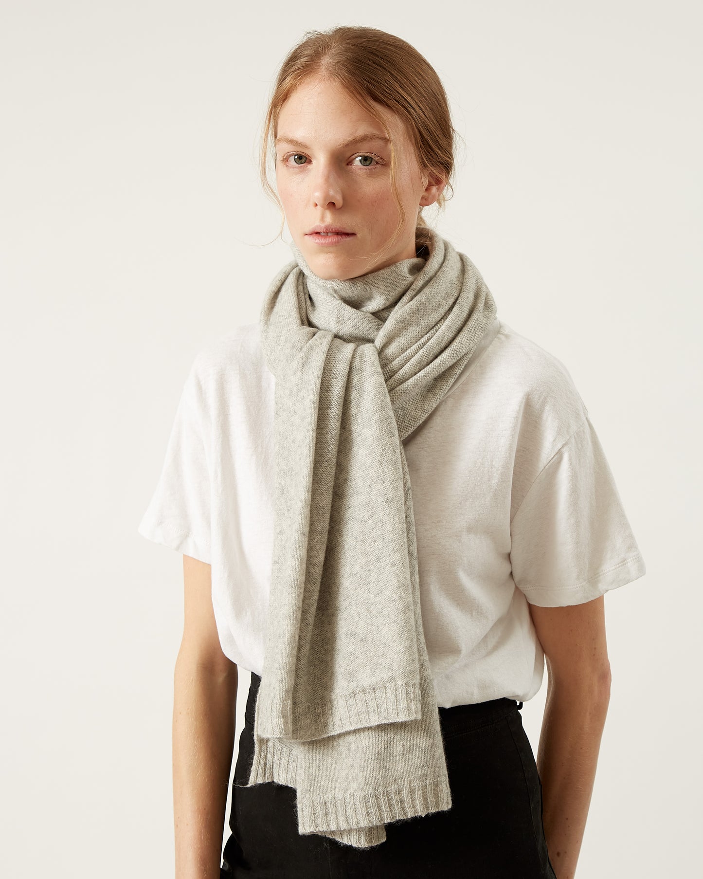 CAL wool and cashmere scarf