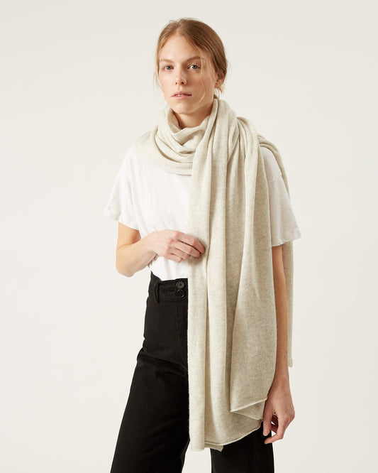 RAZIE wool and cashmere scarf