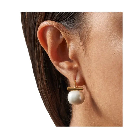 Classic Medium Pebble Pearls earrings - CC+Co