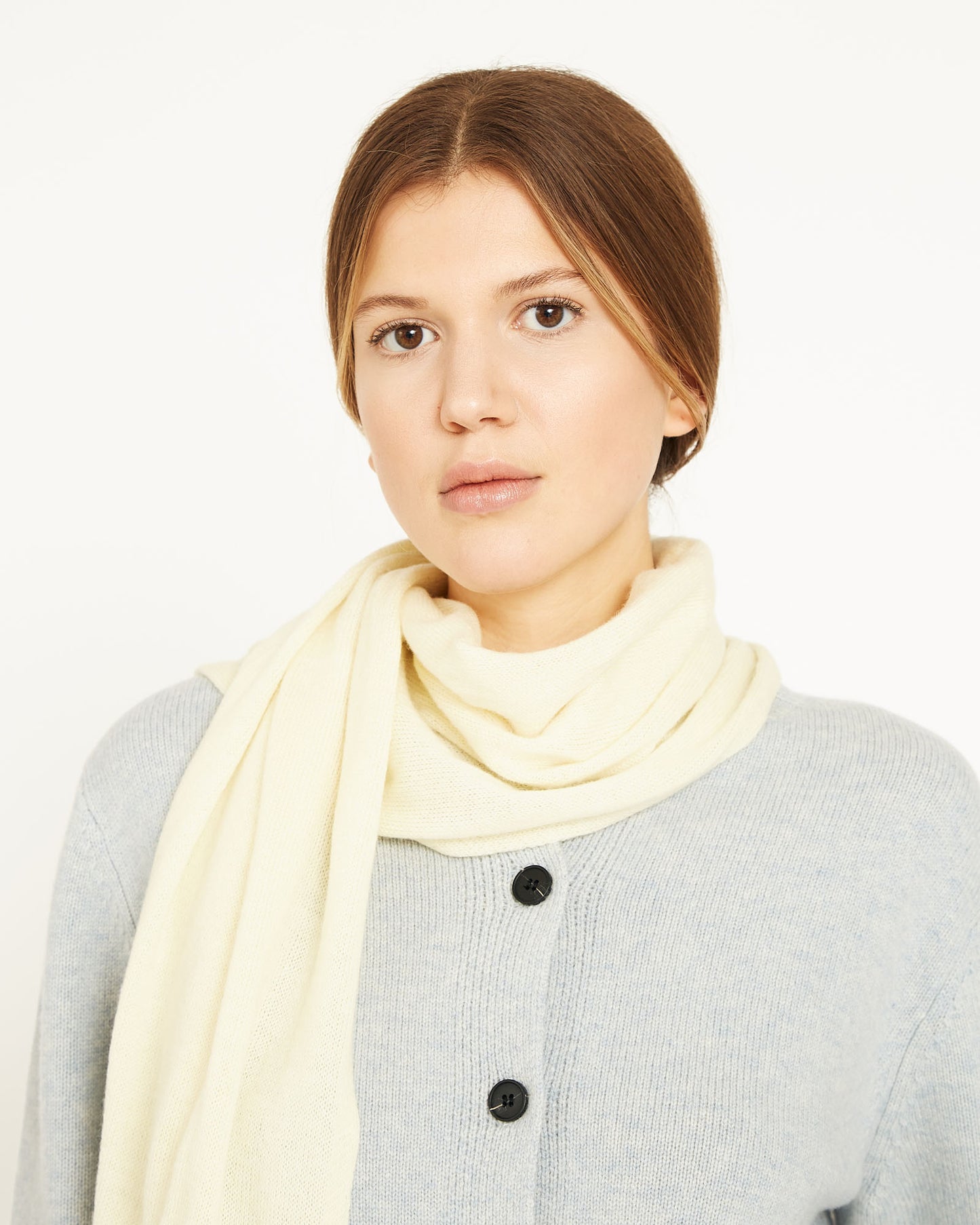 CAL wool and cashmere scarf