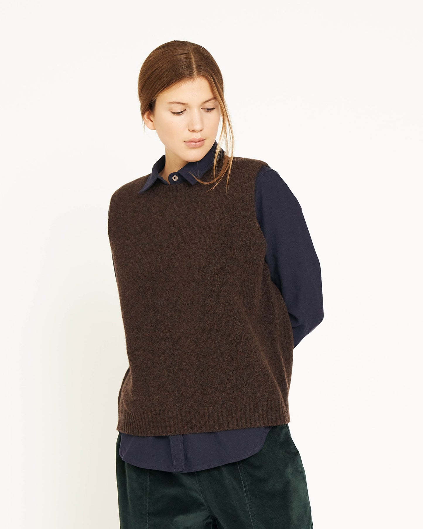 sweater en laine sans manches KENNEDY