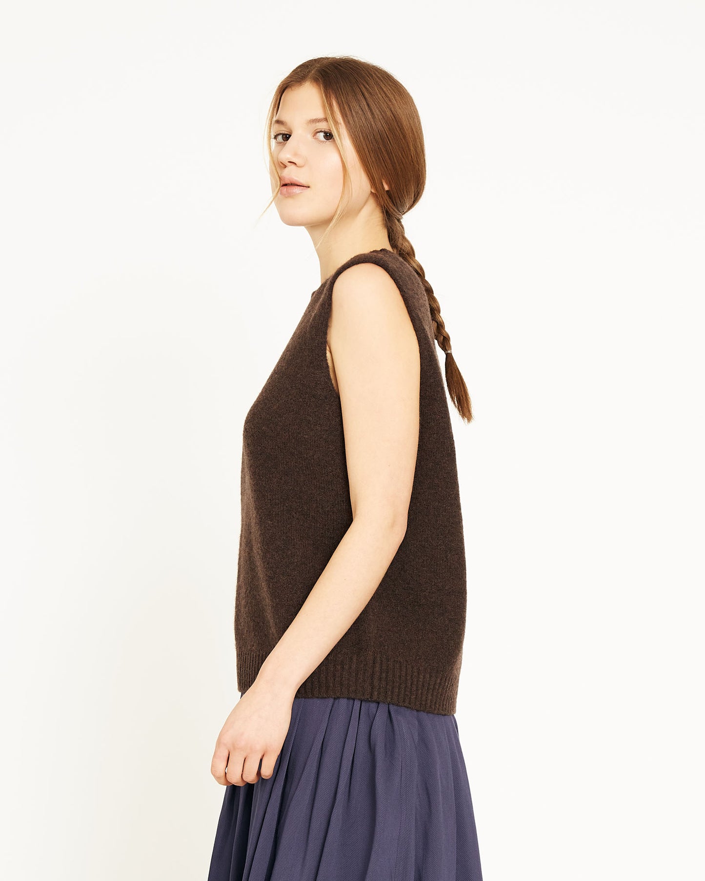 sleeveless wool sweater KENNEDY