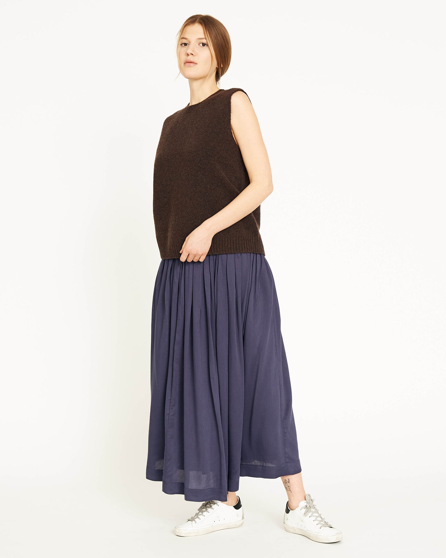 LOLA rayon twill skirt