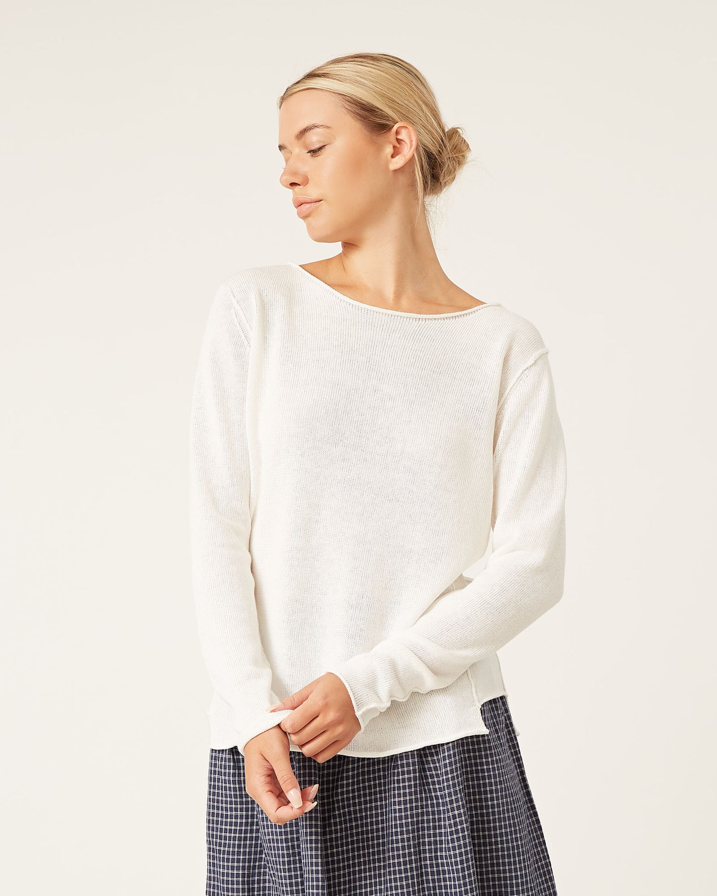 JACKIE linen-cotton sweater