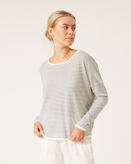 WILO linen-cotton sweater 