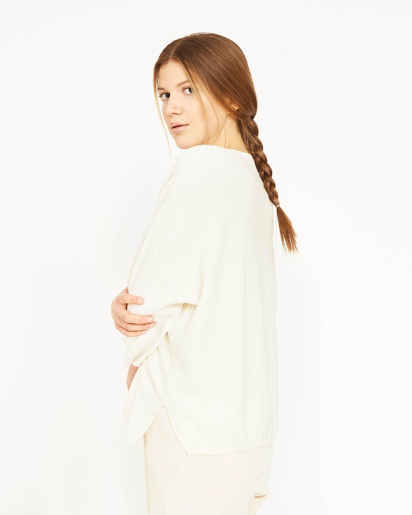 VIVIAN cotton and cashmere sweater