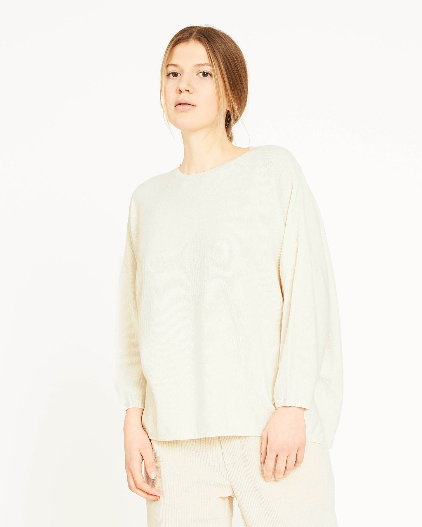 VIVIAN cotton and cashmere sweater