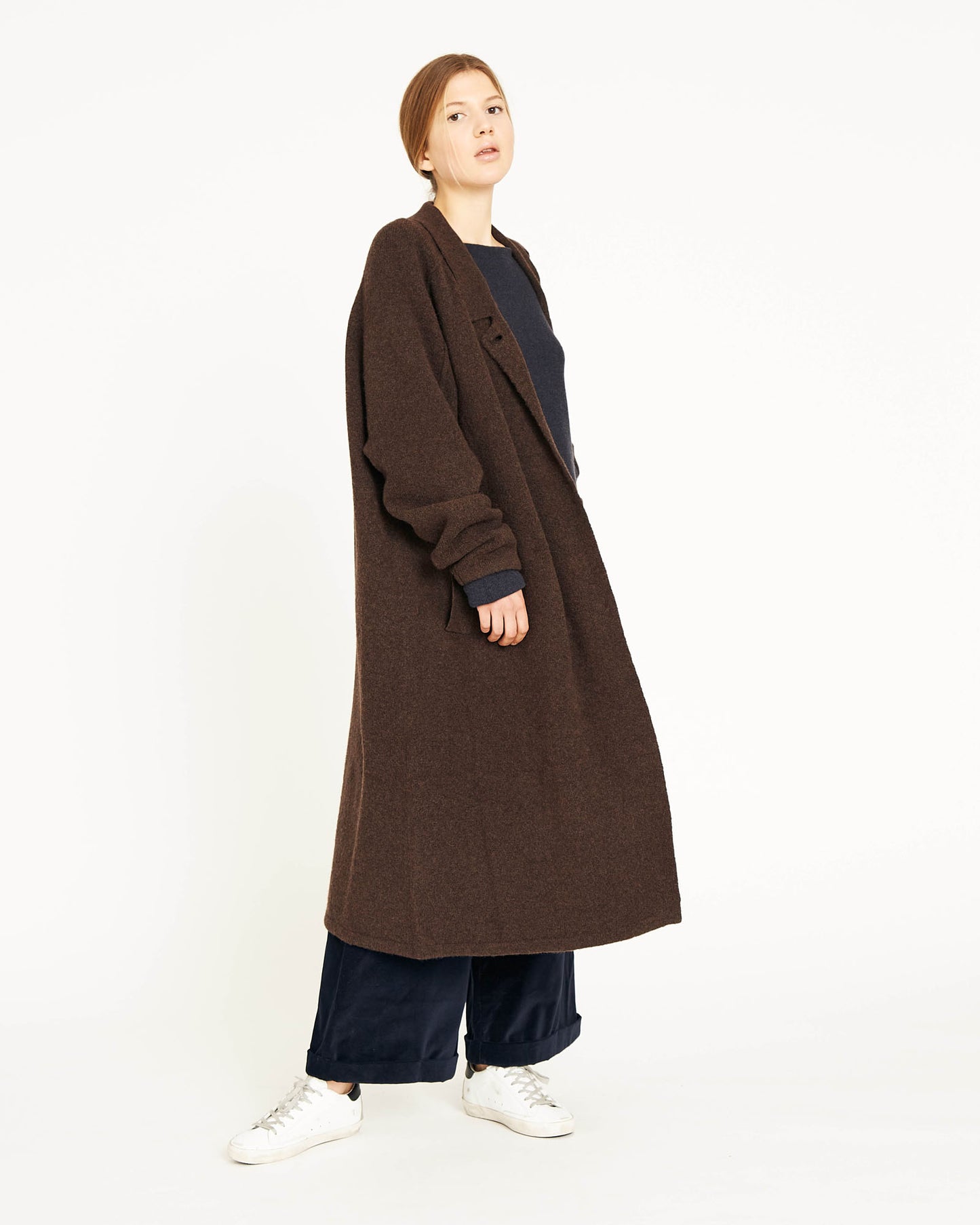 WILLOW wool and yak coat