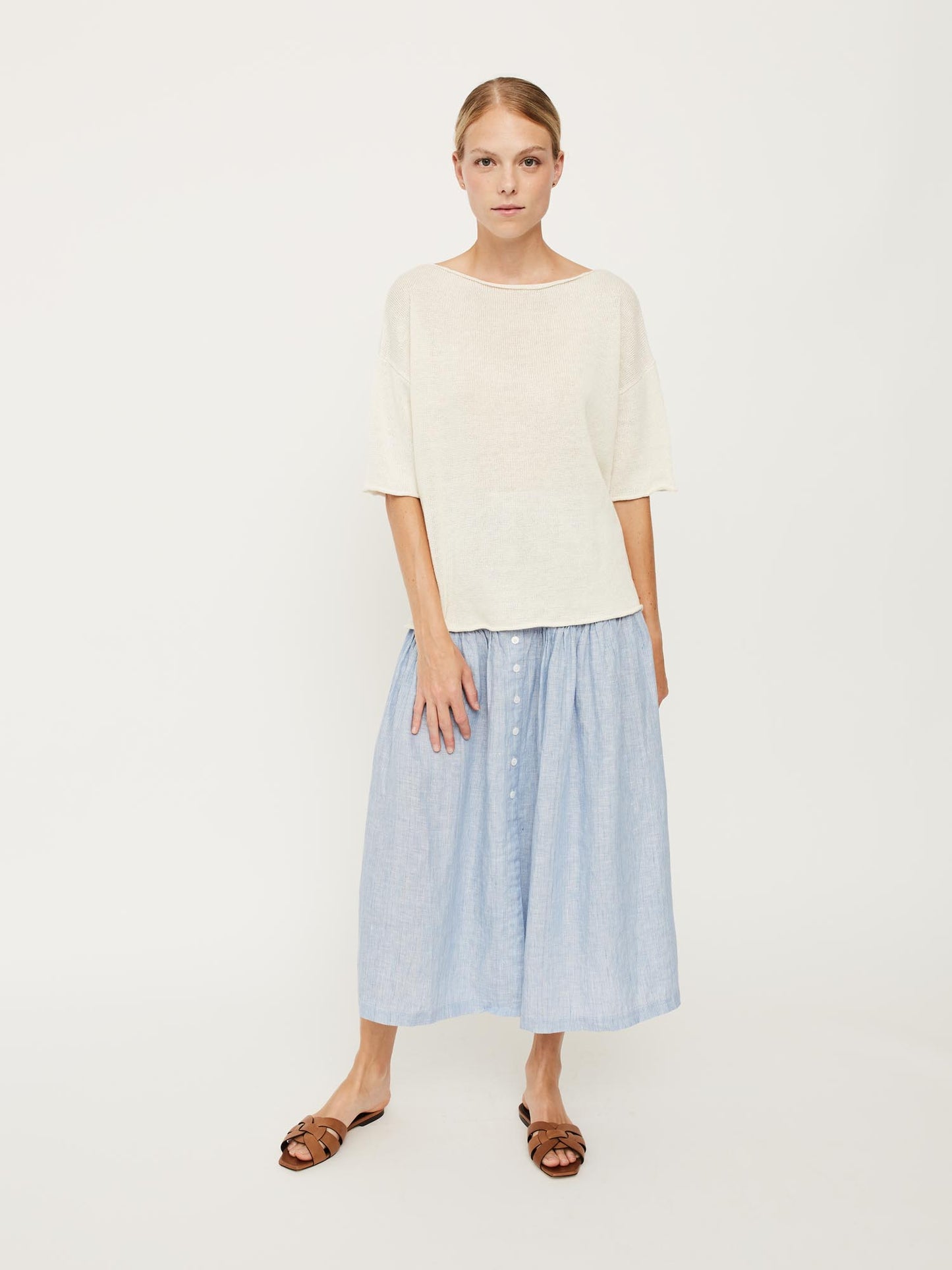 KELSEY linen skirt